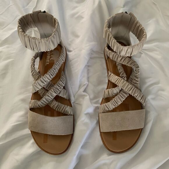 New Sorel Ella ll ankle strap sandals. Size 8 - Picture 2 of 5